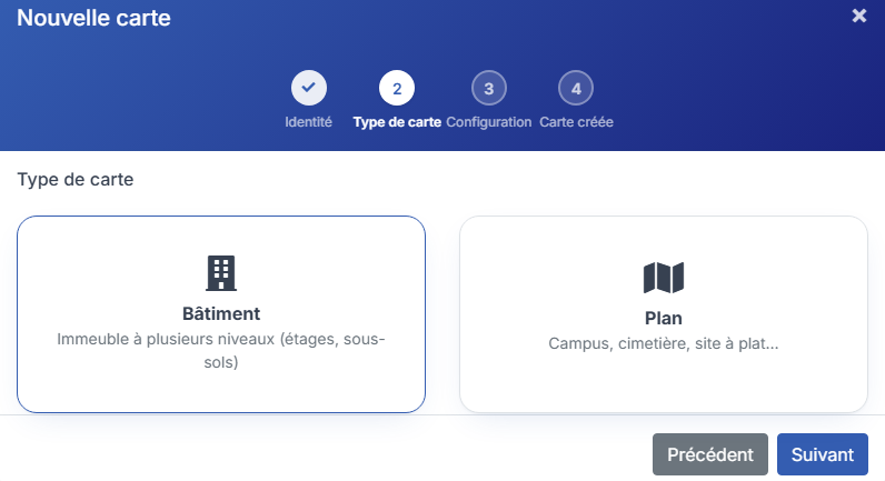 Creating an interactive map with the assistant - step 1